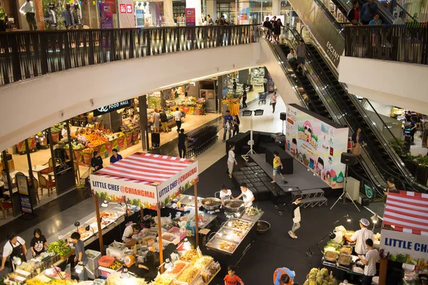 Area Promozione Alimentare in Festa Centrale Chiang mai . — Foto Stock