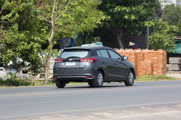 New Private Car Toyota Yaris Hatchback Eco Car — стоковое фото