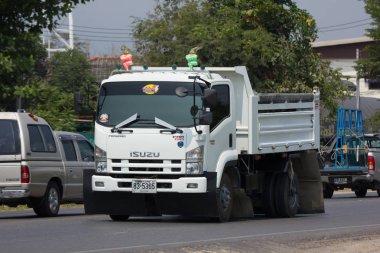 Özel Isuzu damperli kamyon. 