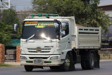 Özel Hino damperli kamyon. 