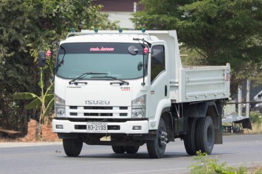 Özel Isuzu damperli kamyon. 