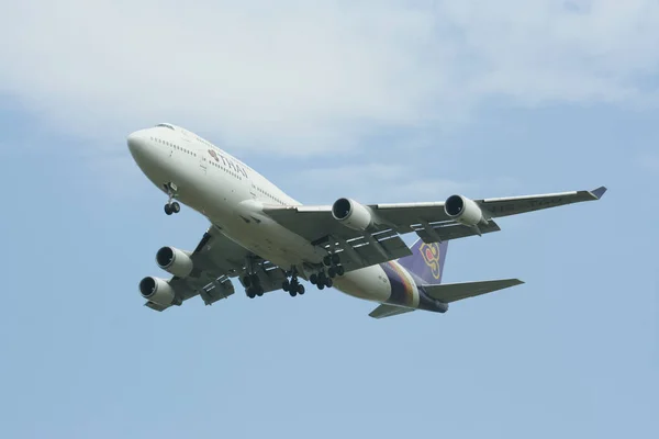 Hs-tgo boeing 747-400 der thaiairway. — Stockfoto
