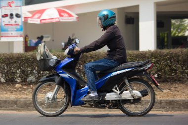 Özel Honda dalga motosiklet. 