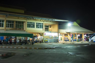 Otobüs yolcu terminal Chiangmai otobüs terminalinin içinde