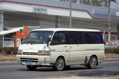 Özel Toyota Hiace eski Van araba.