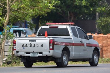 Royal Thai polisinin polis arabası. 