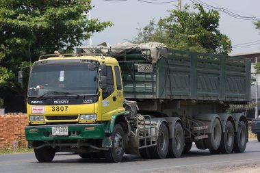 Isuzu römork Damperli Kamyon D taş şirketin
