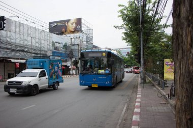 Rtc BLK otobüs veya Chiangmai akıllı otobüs.
