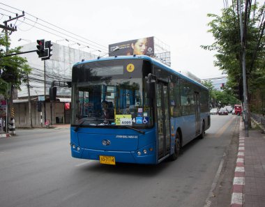 Rtc BLK otobüs veya Chiangmai akıllı otobüs.