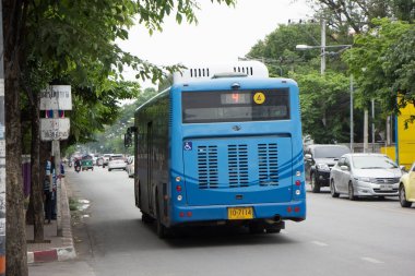 Rtc BLK otobüs veya Chiangmai akıllı otobüs.