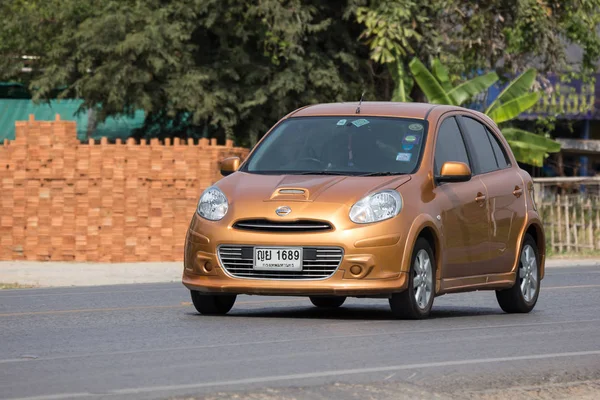 Coche ecológico privado Nissan Marzo . — Foto de Stock