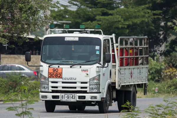 팬 테이블 태국 운송 회사의 기름 트럭 — 스톡 사진