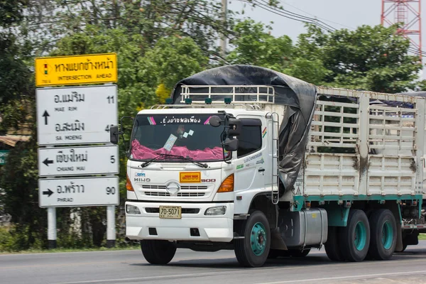 Chiang Mai Thaiföld Április 2018 Privát Hino Rakomány Teherautó Fotó — Stock Fotó