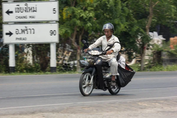 Chiang Mai Tajlandia Kwietnia 2018 Prywatne Motocykl Honda Dream Zdjęcie — Zdjęcie stockowe