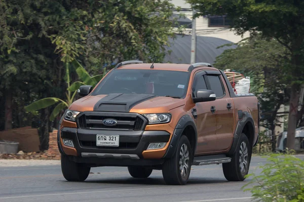 Chiang Mai Tailandia Abril 2018 Coche Privado Recogida Ford Ranger — Foto de Stock