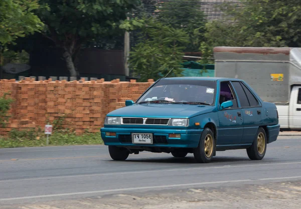 Chiang Mai Thailand Abril 2018 Old Private Car Mitsubishi Lancer — Fotografia de Stock