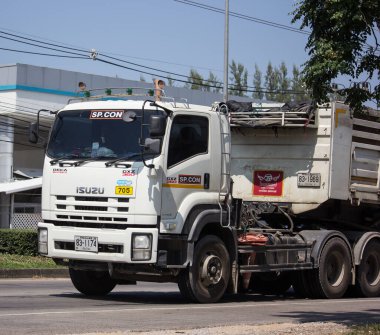 Sp.Con Şirketi 'nin çöp kamyonu.