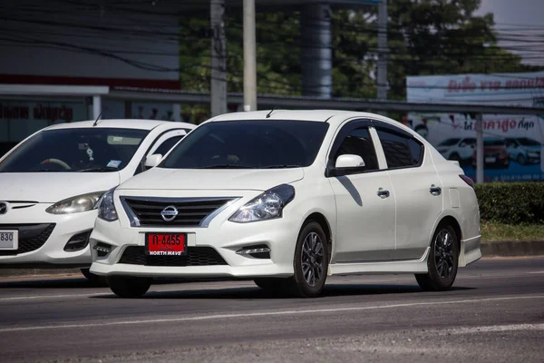 Coche ecológico privado, Nissan Almera, N17 — Foto de Stock