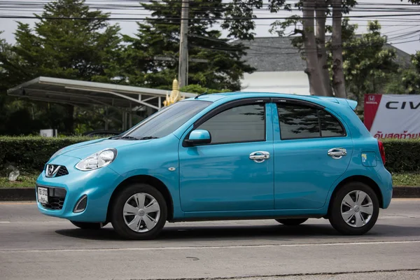 Частный экологический автомобиль Nissan March . — стоковое фото