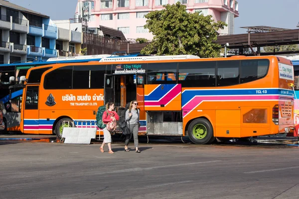 Expressbus der Transportgesellschaft mit beschränkter Haftung — Stockfoto