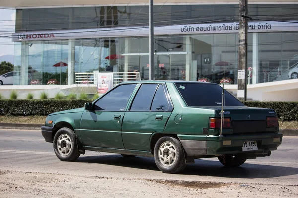 Soukromé auto, Mitsubishi Lancer. — Stock fotografie