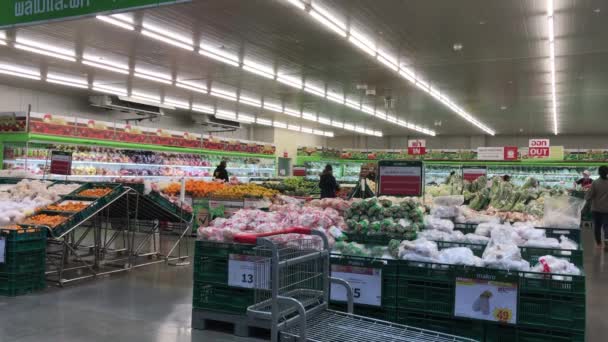 Chiangmai Tailandia Diciembre 2019 Dentro Del Supermercado Makro Filmación Makro — Vídeos de Stock
