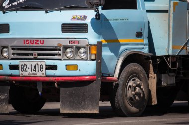 Özel Isuzu damperli kamyon. 