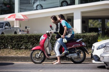 Ben motosiklet özel Honda otomatik Scooter Scoopy. 