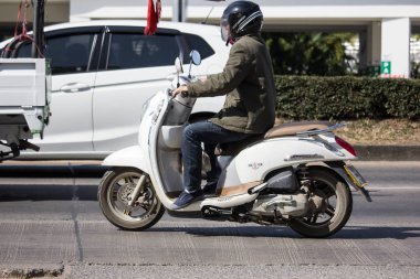 Ben motosiklet özel Honda otomatik Scooter Scoopy. 