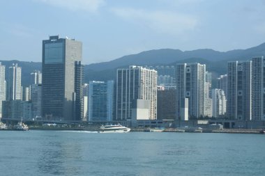 Hong Kong Gemi ve Manzarası 