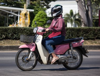 Özel Honda Super yavrusu motosiklet.