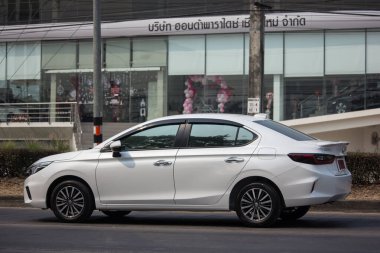 Chiangmai, Tayland - 18 Şubat 2020: New Honda City Car. Fotoğraf, Chiangmai Tayland şehir merkezinden yaklaşık 8 km uzaklıkta..