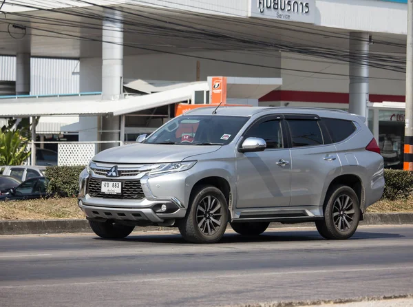 Chiangmai Tailandia Diciembre 2019 Suv Car Privado Mitsubishi Pajero Carretera — Foto de Stock