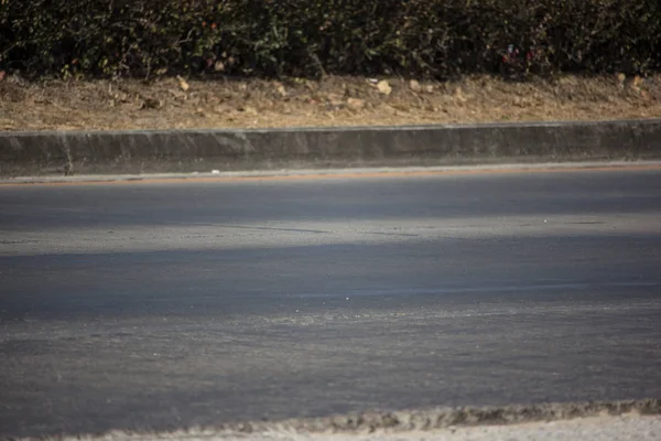 Close Shot Dirty Damage Asphalt Road — Stock Photo, Image