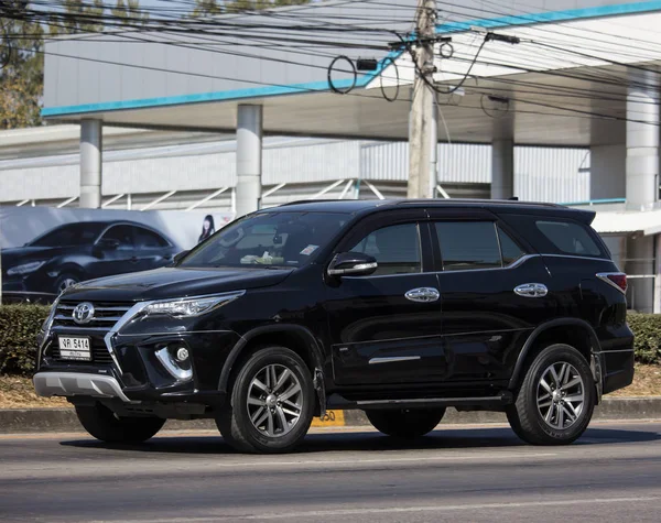 Chiangmai Thaïlande Janvier 2020 Voiture Privée Toyota Fortuner Suv Sur — Photo
