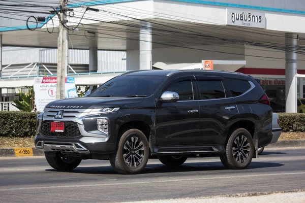 Chiangmai Tailandia Enero 2020 Mitsubishi Privado Nuevo Pajero Suv Car — Foto de Stock