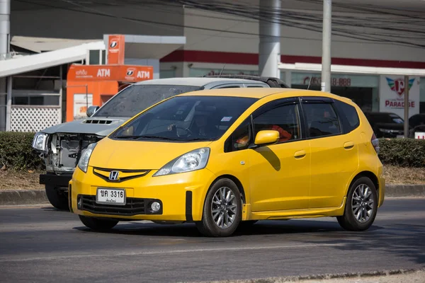 Chiangmai Thaïlande Janvier 2020 Voiture Privée Honda Jazz Voiture Hayon — Photo