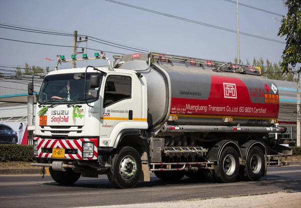 Chiangmai Tailandia Enero 2020 Camión Petróleo Meungluang Oil Transport Company —  Fotos de Stock