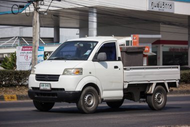 Chiangmai, Tayland - 21 Ocak 2020: er Suzuki Taşıma Aracı. Fotoğraf 121 no 'lu yolda, Chiangmai Tayland şehir merkezinden yaklaşık 8 km uzaklıkta..