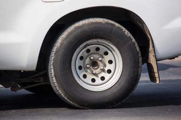 泰国清迈 2020年1月21日 Michelin Tires Truck 在距清迈8公里的1001号公路上 — 图库照片