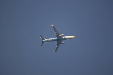 Chiangmai, Thailand - February 7 2020: HS-DBK Boeing 737-800 of NokAir . Take off from Chiangmai airport to Bangkok.