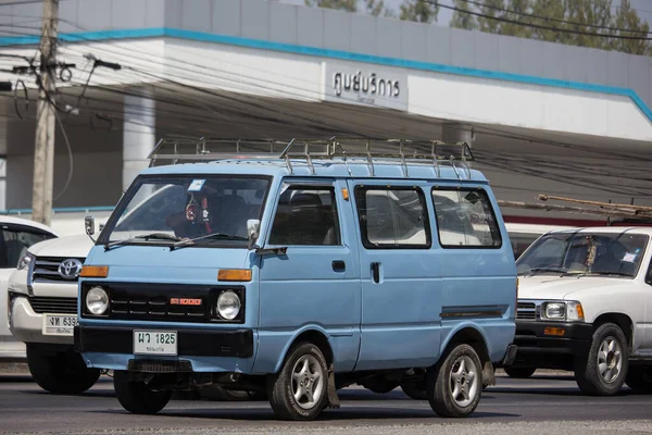Chiangmai Tailandia Febrero 2020 Private Daihatsu Old Van Car Foto — Foto de Stock