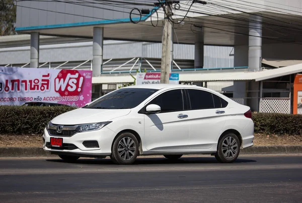 Chiangmai Tailandia Febrero 2020 Coche Privado Honda City Compact Producido — Foto de Stock