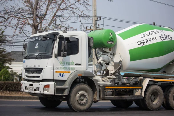Chiangmai Таїланд Лютого 2020 Цементна Вантажівка Компанії Anukul Concrete Photo — стокове фото