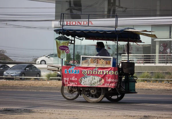 Чиангмай Таиланд Февраля 2020 Года Частный Мотоцикл Магазин Мобильных Продаж — стоковое фото