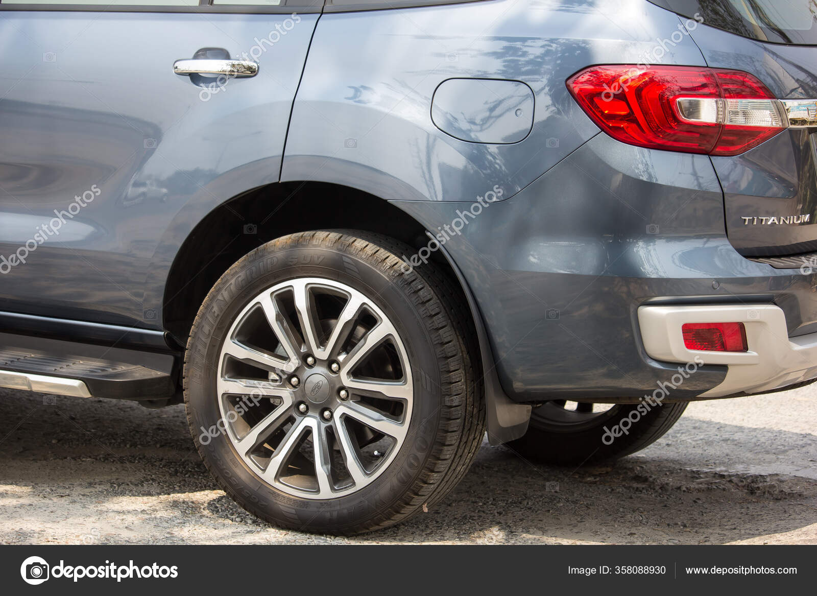 Чиангмай Таиланд Февраля 2020 Года Частный Автомобиль Ford Everest.