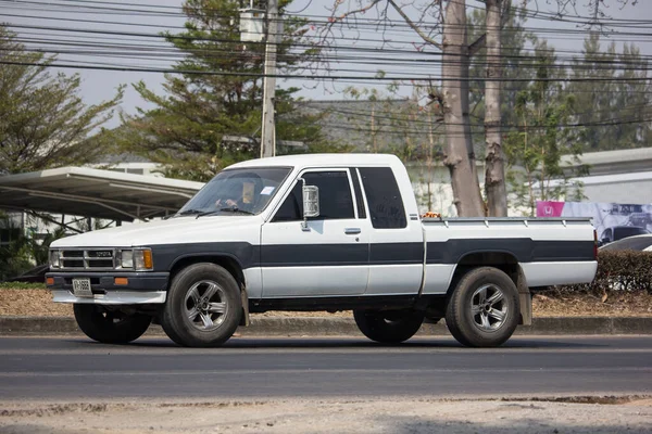 Chiangmai Tailândia Fevereiro 2020 Private Old Pickup Car Toyota Hilux — Fotografia de Stock