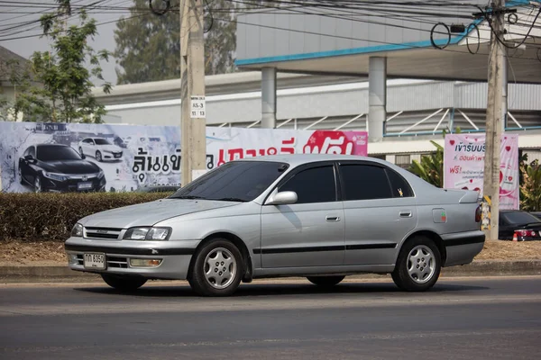 Chiangmai Thailand Mars 2020 Privat Gammal Bil Toyota Corona Väg — Stockfoto