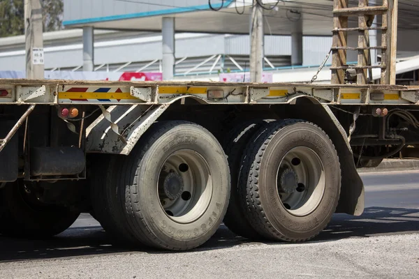 Chiangmai Thailand Maart 2020 Trailer Dump Truck Backhoe Van Payawan — Stockfoto