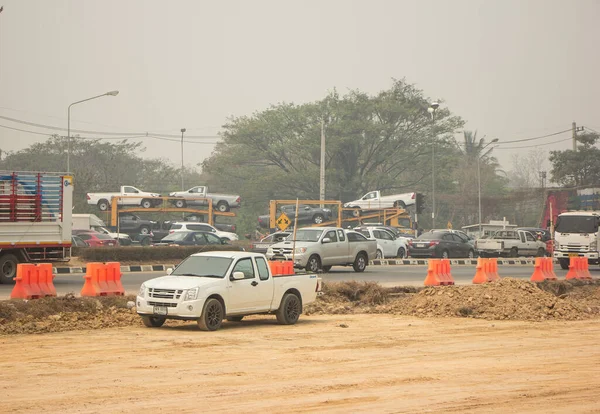 Chiangmai Tailandia Marzo 2020 Camioneta Isuzu Dmax Privada Carretera 1001 — Foto de Stock